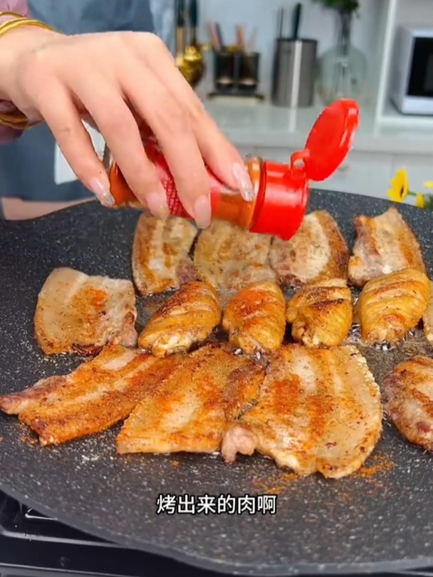 多功能户外露营加厚烤肉盘,韩式烤肉烧烤盘,麦饭石煎肉盘