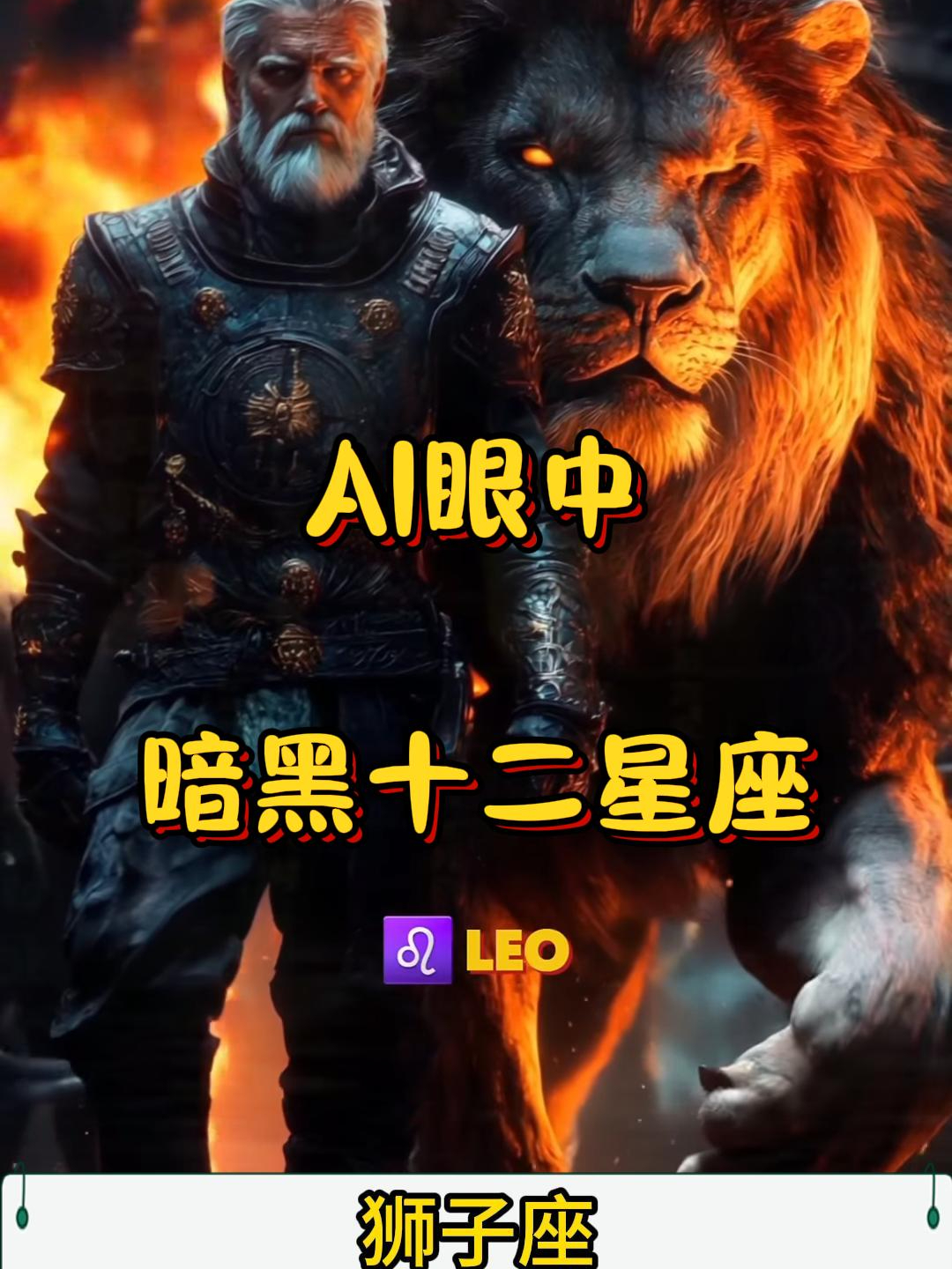AI眼中暗黑十二星座