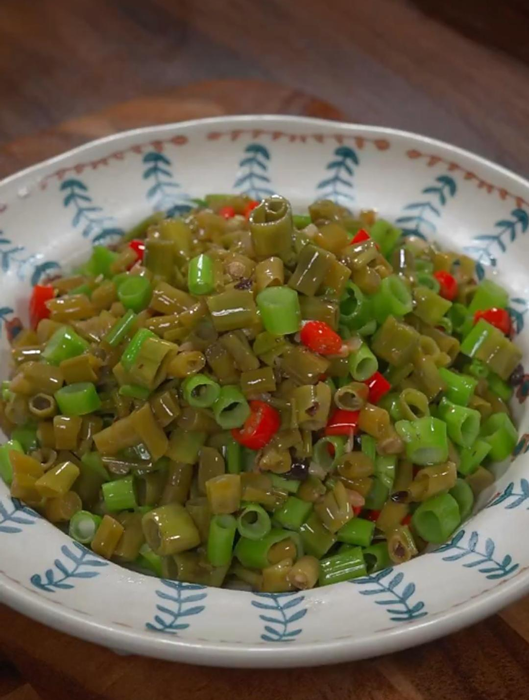 不老不柴香辣下饭的酸豆角做法