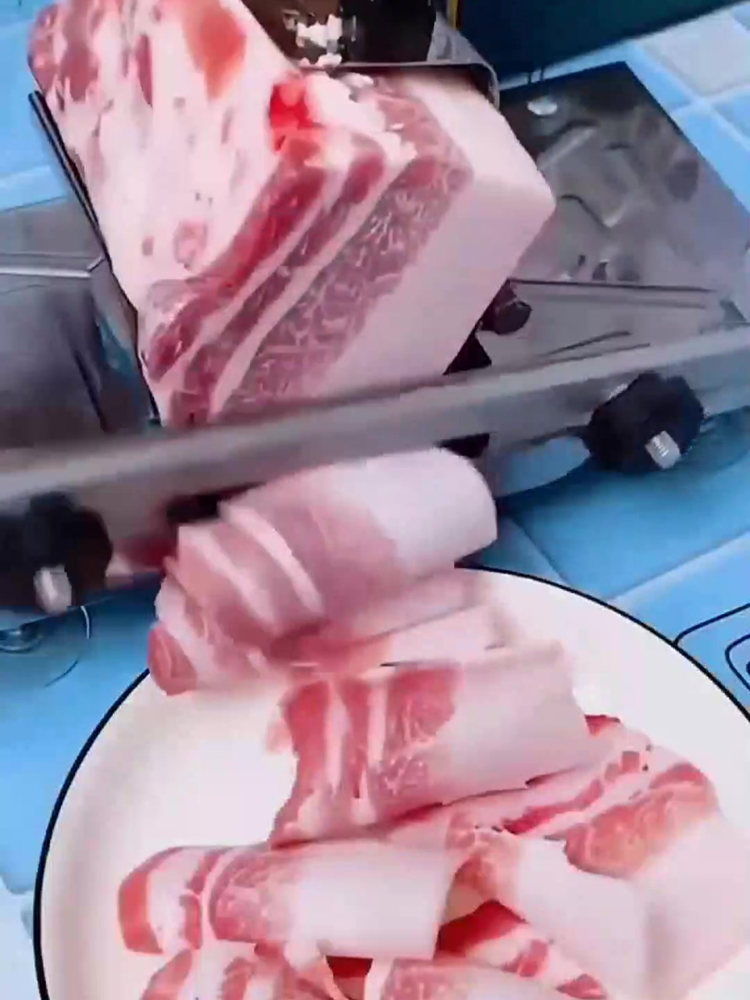 羊肉卷切片机家用手动刨肉机小型肥牛冻肉薄片 羊肉切片机多功能