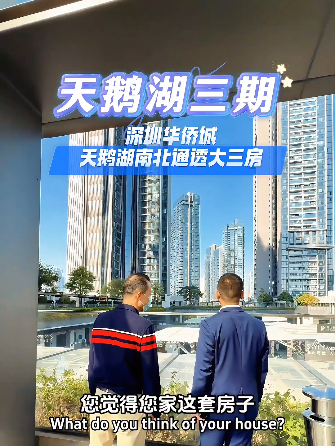 深圳华侨城天鹅湖南北通透大三房