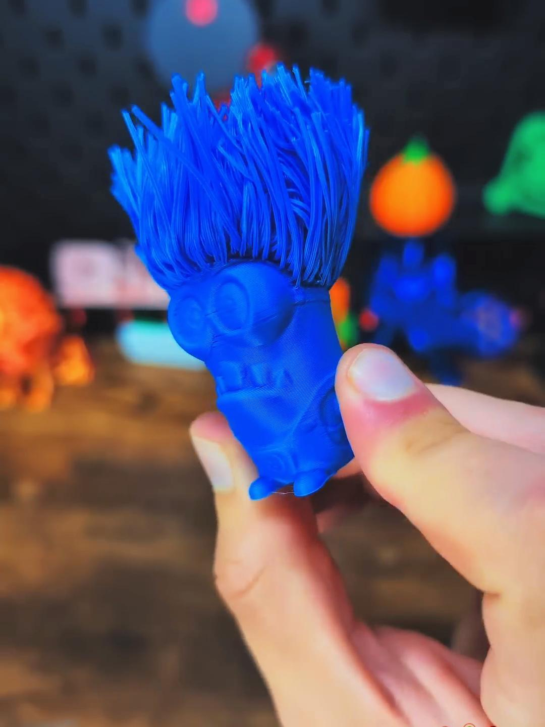 3D打印毛茸茸的邪恶小黄人