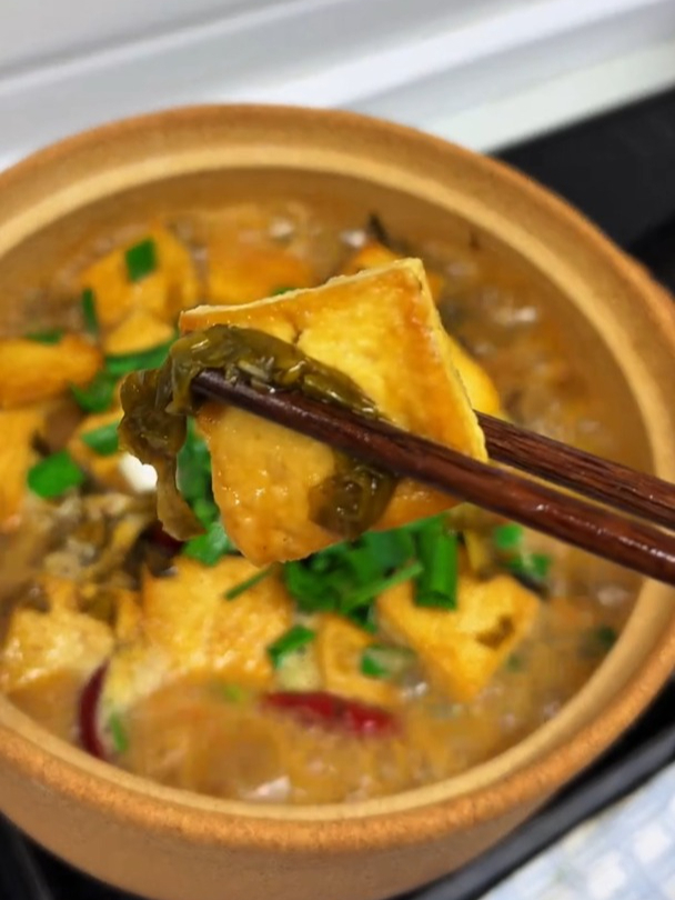 酸菜烧黄丫头,酸酸辣辣真的太好吃了