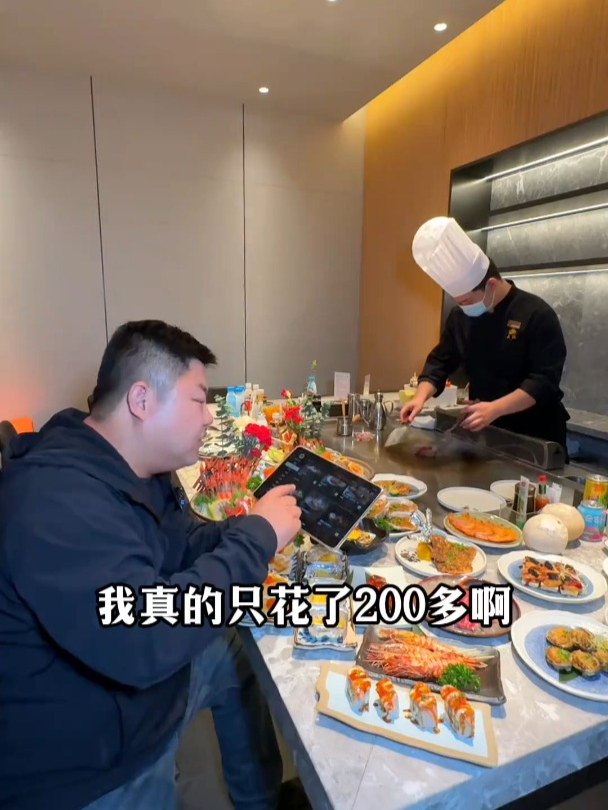 大渔铁板烧经开永旺新店开业!武汉大渔铁板烧