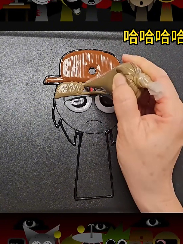 节奏盒子的煎饼画