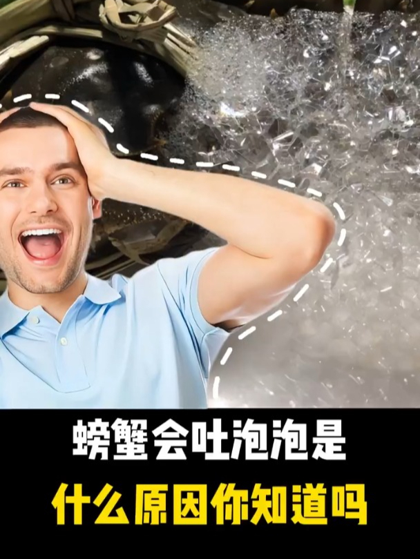 螃蟹会吐泡泡是什么原因你知道吗