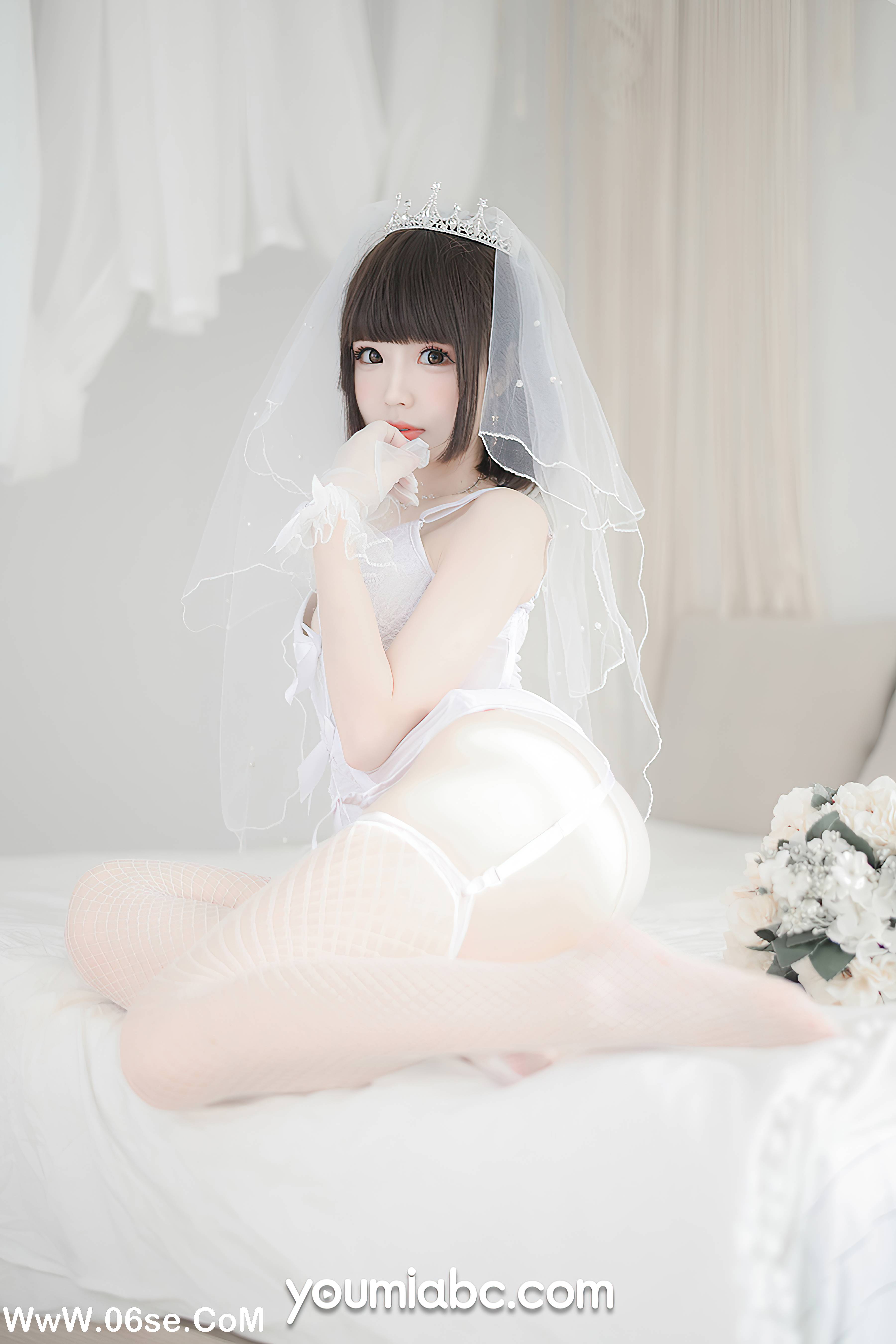 图片[10]-[YouMi尤蜜] 2020.11.10 白皙花嫁 甜椒妙妙mio[41+1P651M]-六色网