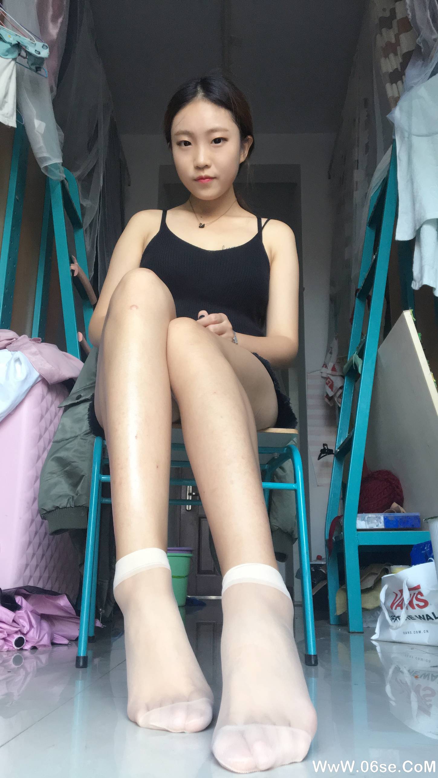 图片[9]-学妹校园寝室短丝系列010期 曾雨柔[96P290M]-六色网