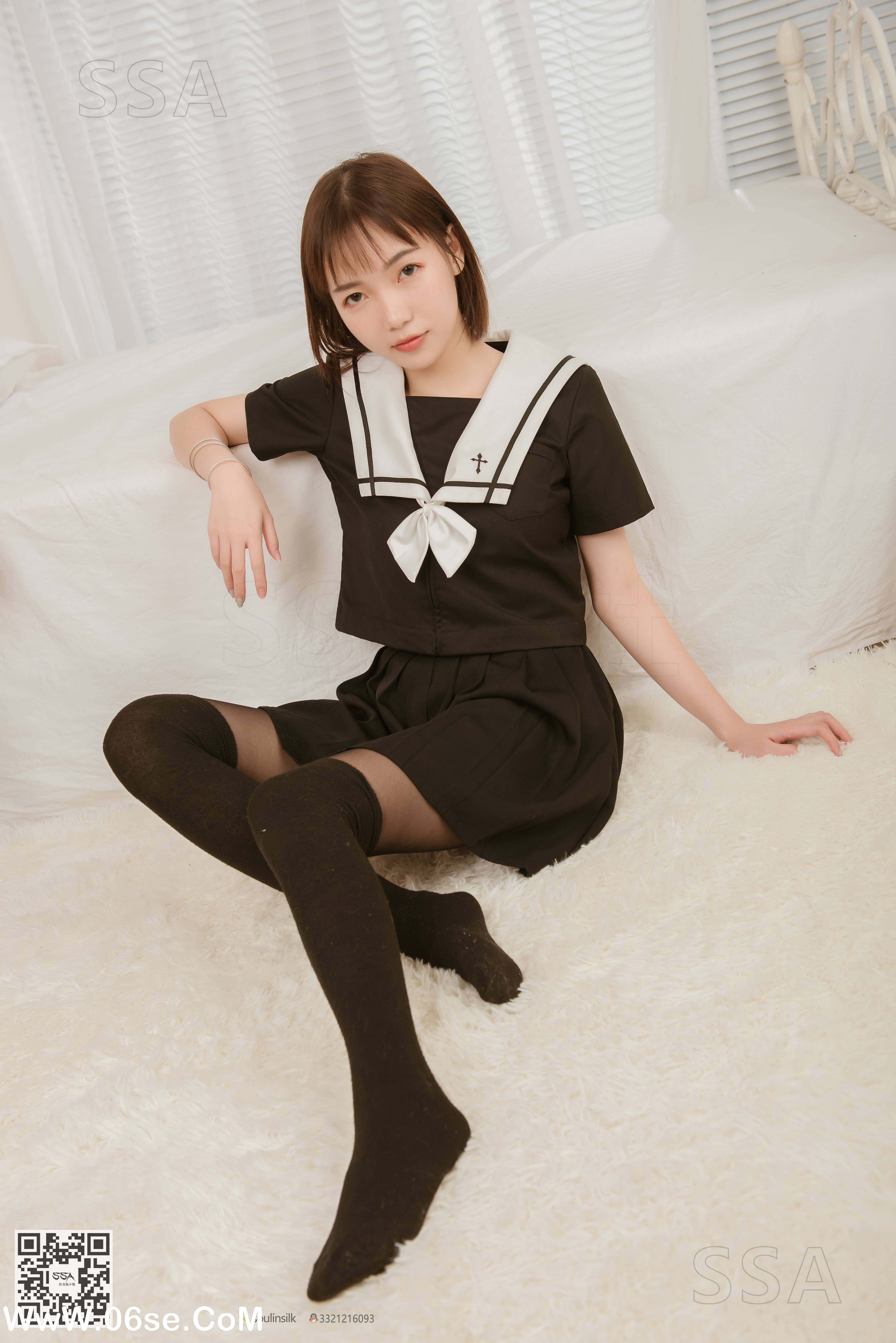 图片[5]-[SSA丝社] NO.151 桃子 JK制服穿搭示范[152P0.99G]-六色网