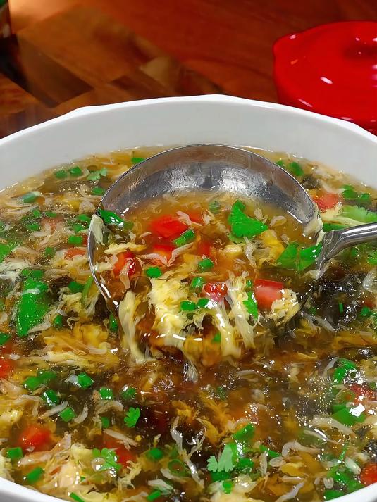 饭店里的紫菜蛋花汤为什么那么好喝呢,其实做法非常简单