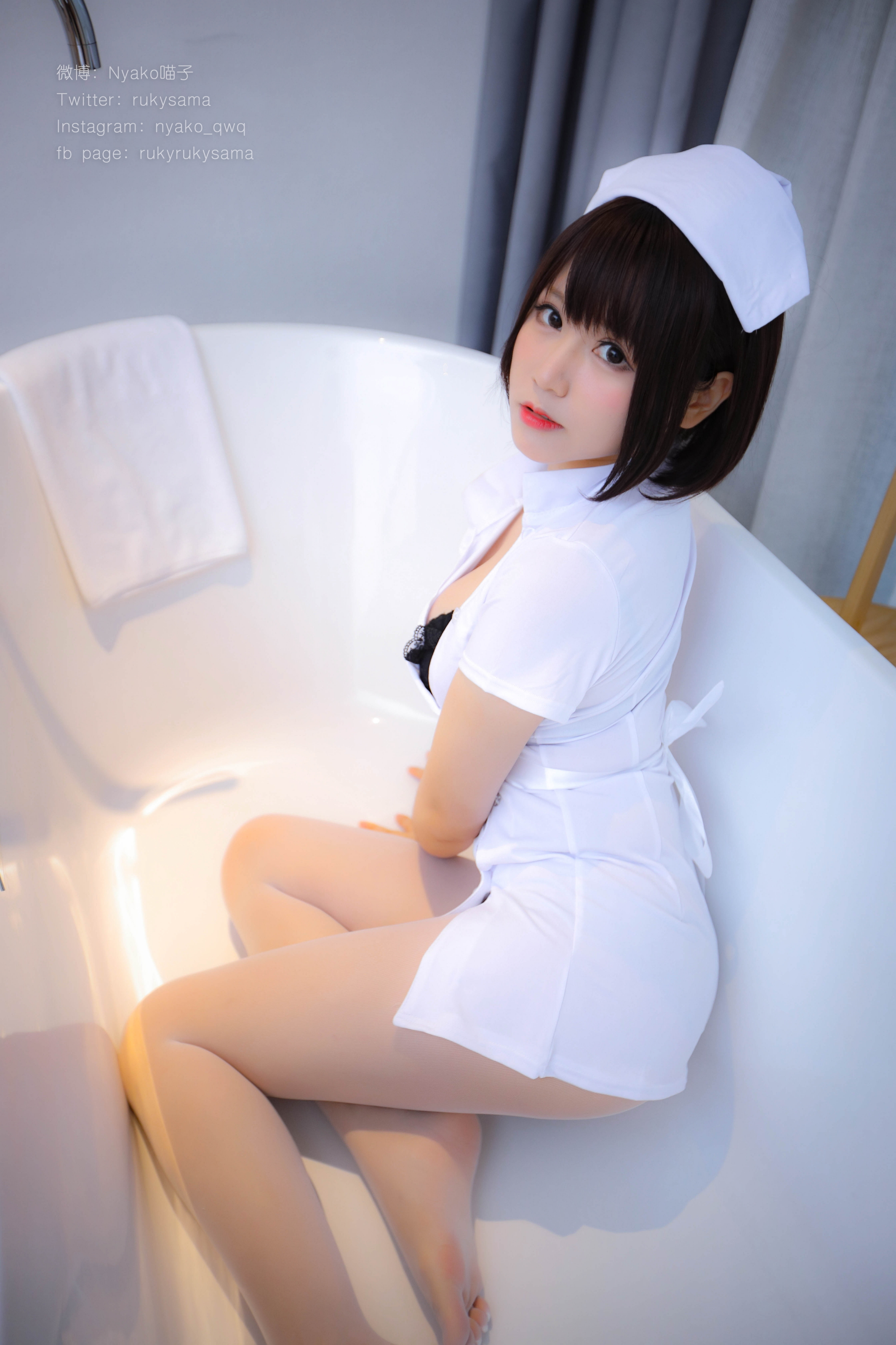 图片[33]-Nyako喵子 NO.002 – 护士服[155P+4V865M]-六色网