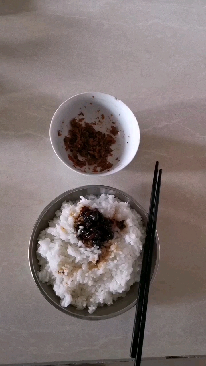 阳江豆豉配白米饭又一顿饭