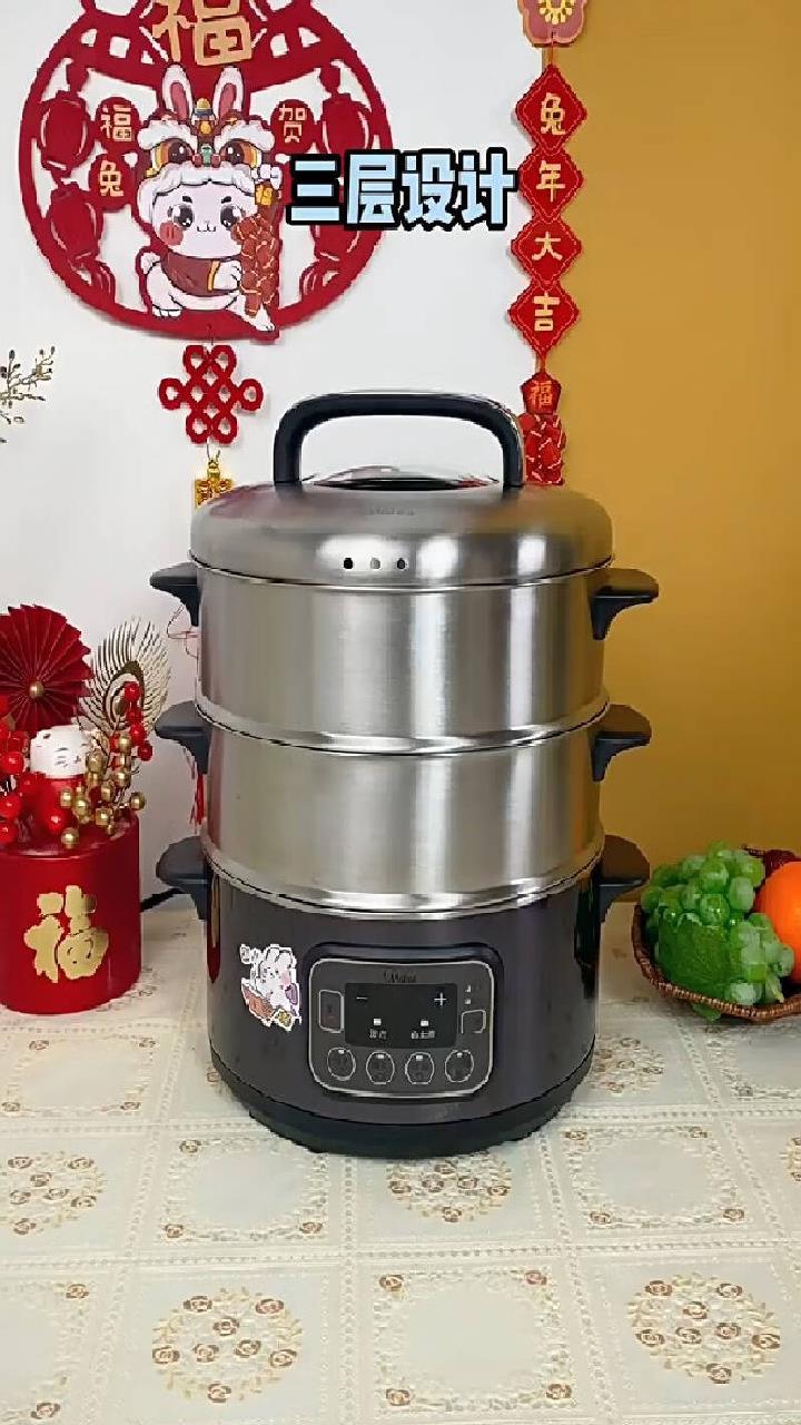 美的(Midea)电蒸锅家用多用途锅电煮锅