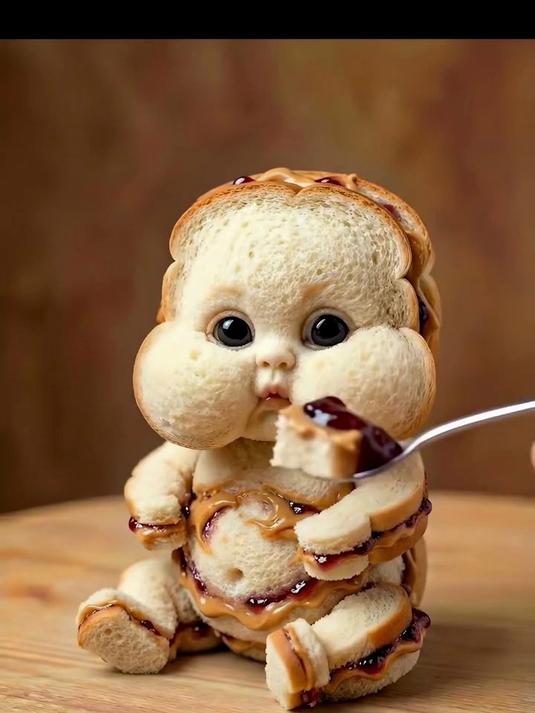 花生酱果酱夹心面包吃东西ASMR#ASMR#