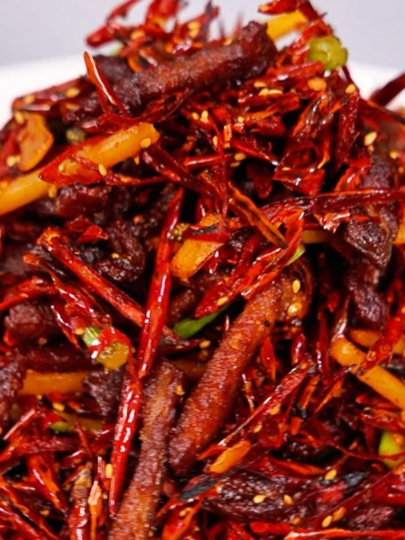 干煸牛肉丝麻辣鲜香下饭又下jiu