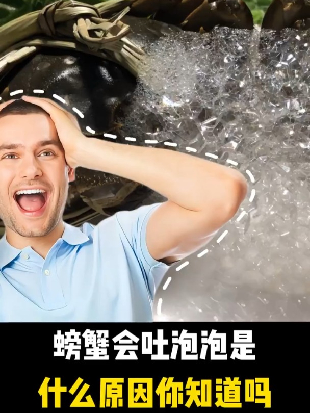 螃蟹会吐泡泡是什么原因你知道吗