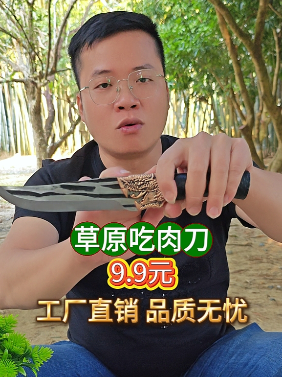 龙头剔骨刀迎接小龙年 分割顺滑不卡顿 吃肉刀好用便捷