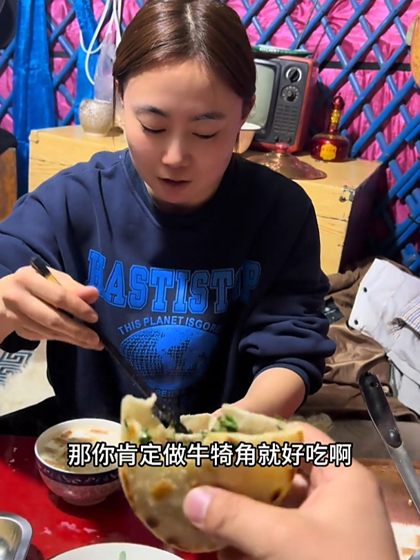 口袋沙葱羊肉,这么搭配着吃是真不错!