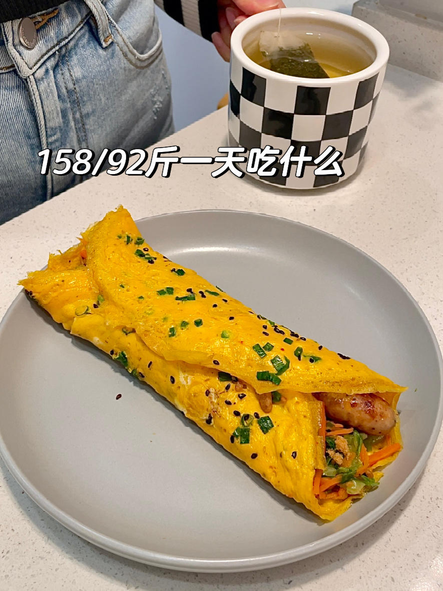 Vlog饮食|鸡肉肠蔬菜鸡蛋饼卷,yyds