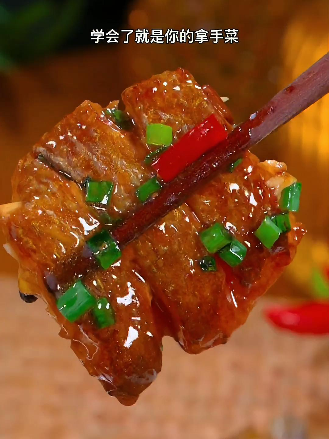 学会了就是你的拿手菜!红烧黄花鱼,寓意年年有余大吉大利