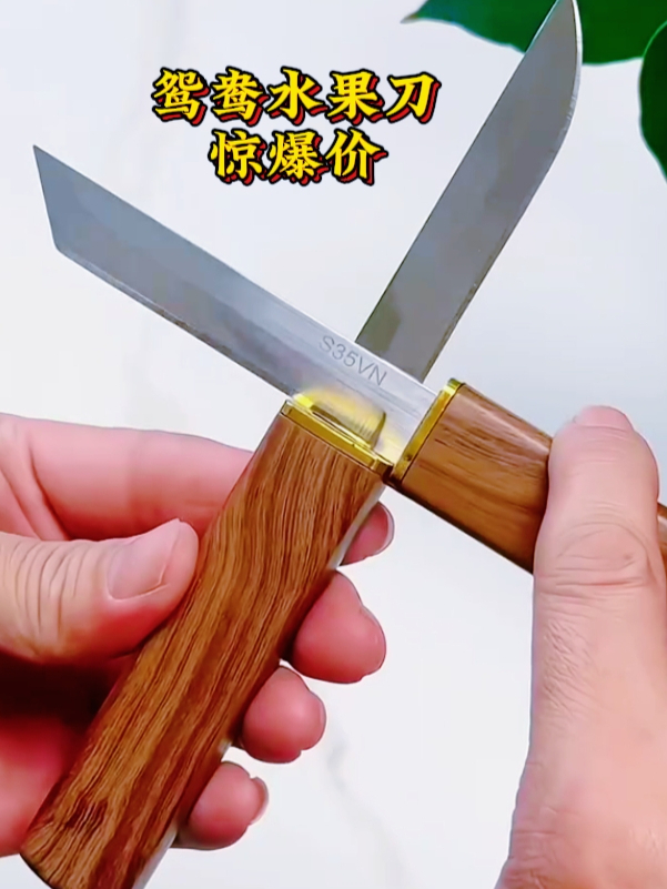 水果刀鸳鸯双刃 好用收纳便捷 切水果 吃肉刀 小刀