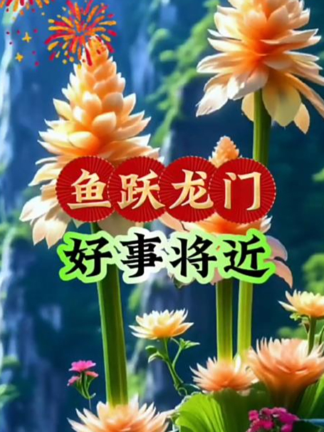 鱼跃龙门好事将近