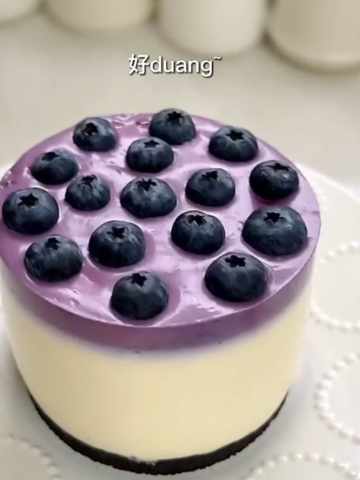 蛋糕 蓝莓酸奶慕斯蛋糕·小4寸一人食