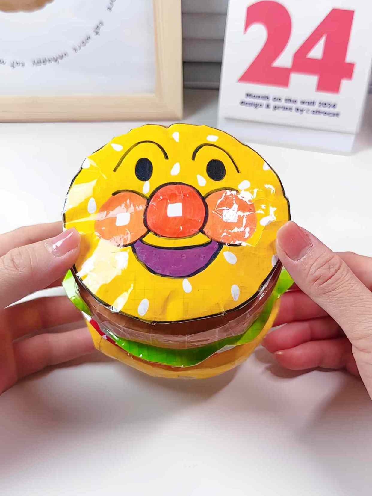 面包超人汉堡 捏捏乐 纸质手工DIY