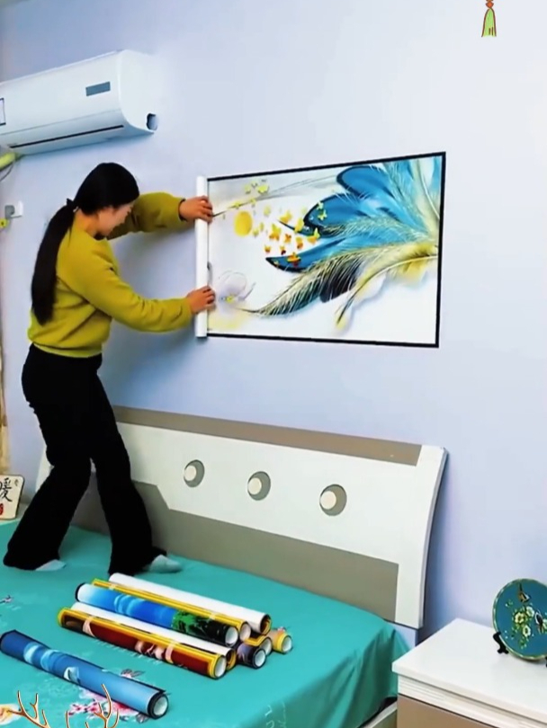 家里必备装饰画,背景墙装饰画,让你的家更有品味!卧室床头画