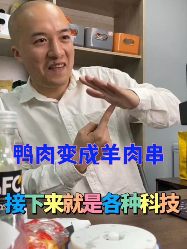 还原鸭肉当羊肉串做法。食品安全绝对是一个民族的底线