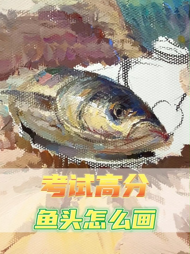 「色彩教程」鱼头怎么画才能得高分?