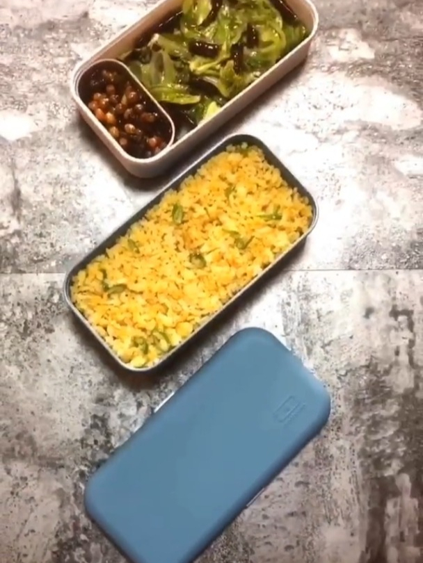 减脂餐系列,手撕包菜+黄金蛋炒饭