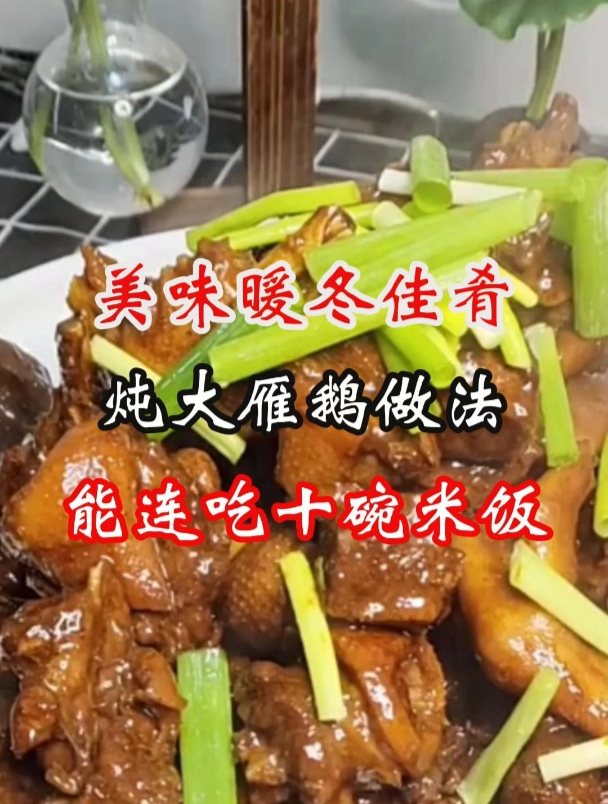 美味的暖冬佳肴炖大雁鹅做法