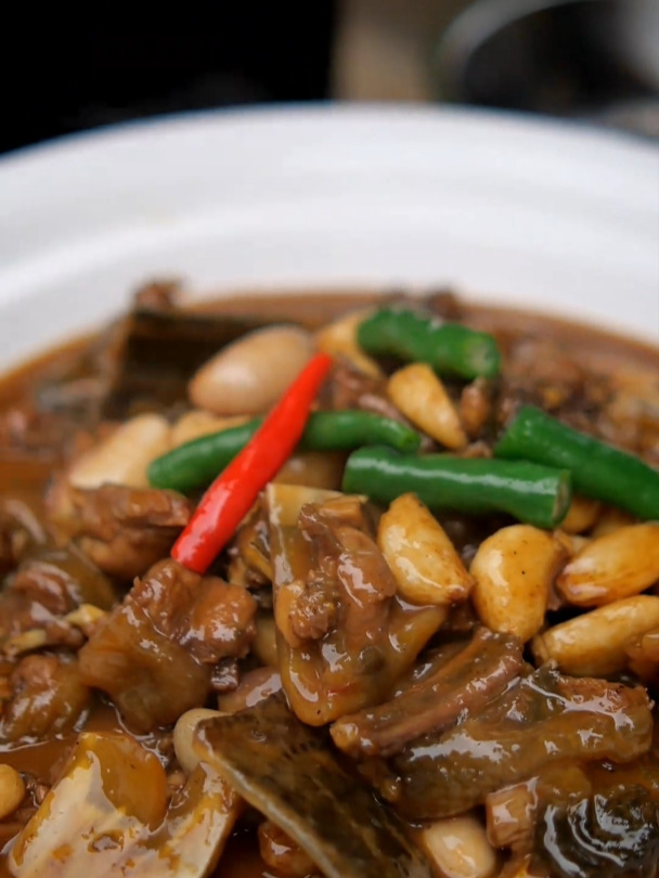 烧甲鱼 加上鸡腰子