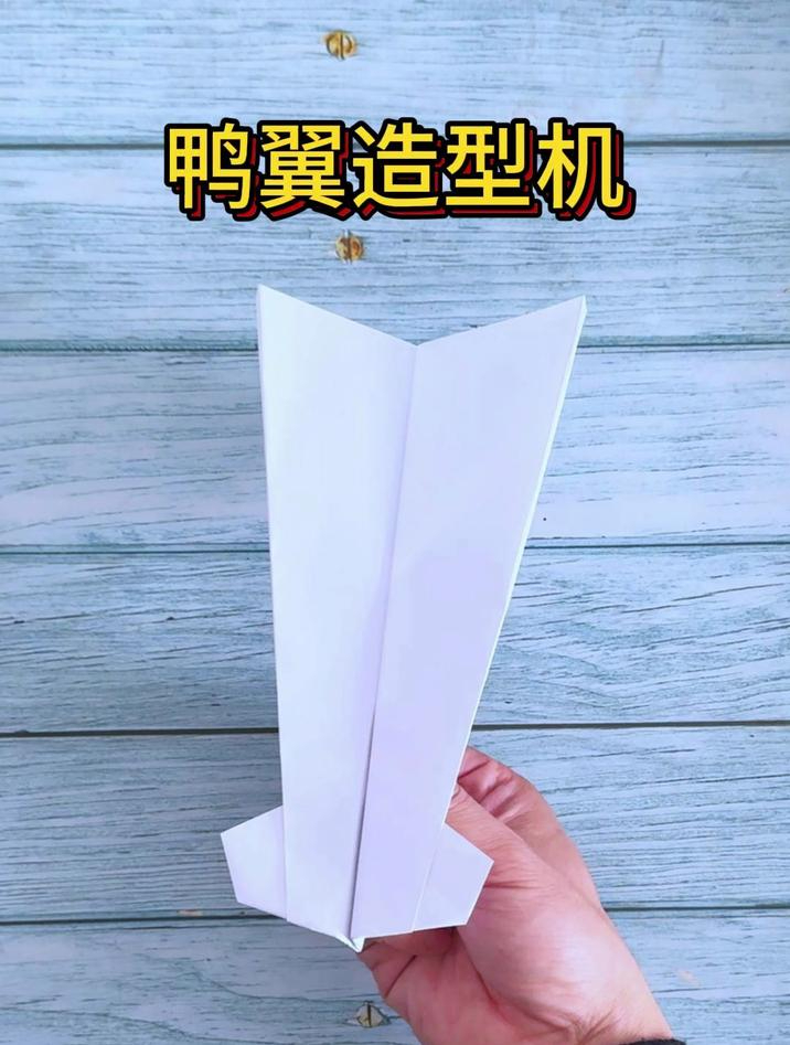 别错过!超简单手工折纸视频教程,带你轻松折鸭翼造型纸飞机