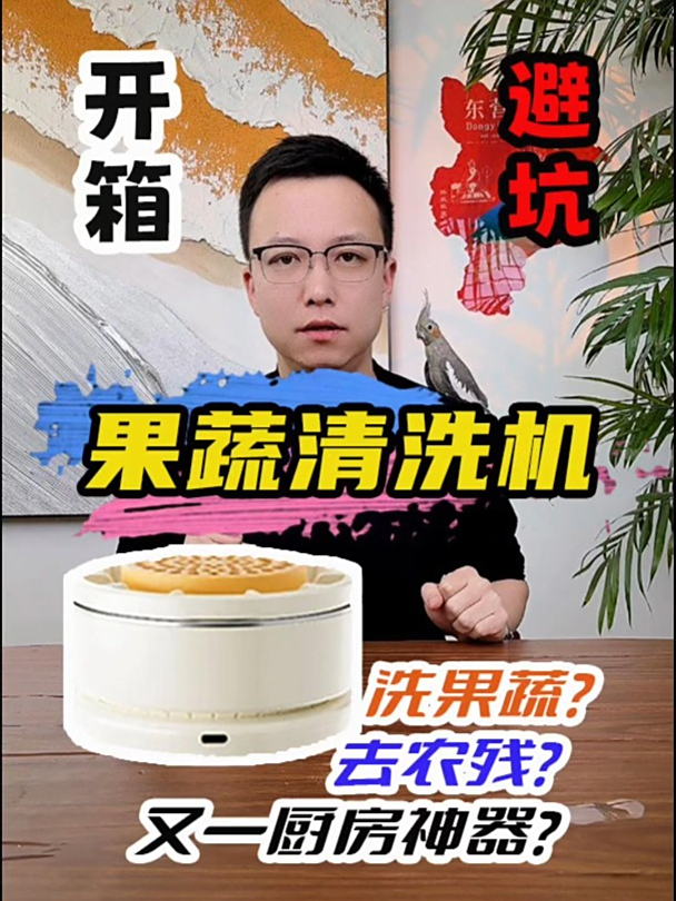 食材净化机到底是不是智商税?测评 果蔬清洗机 洗菜 避坑