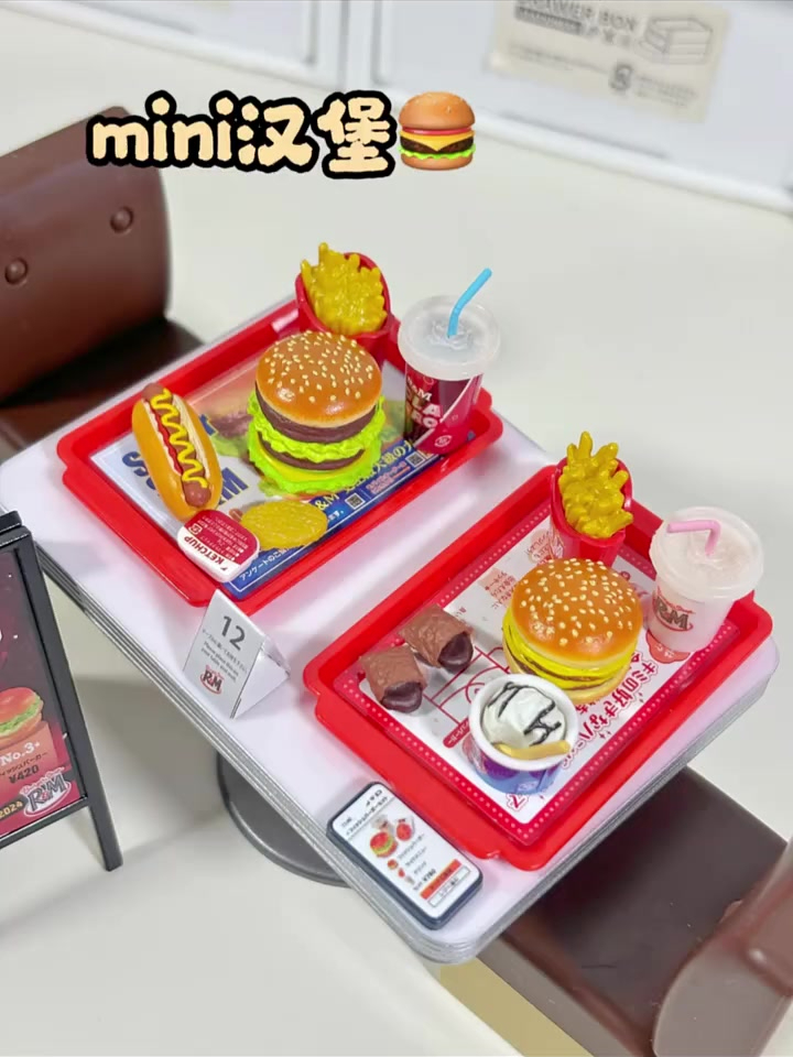 沉浸式布置汉堡店