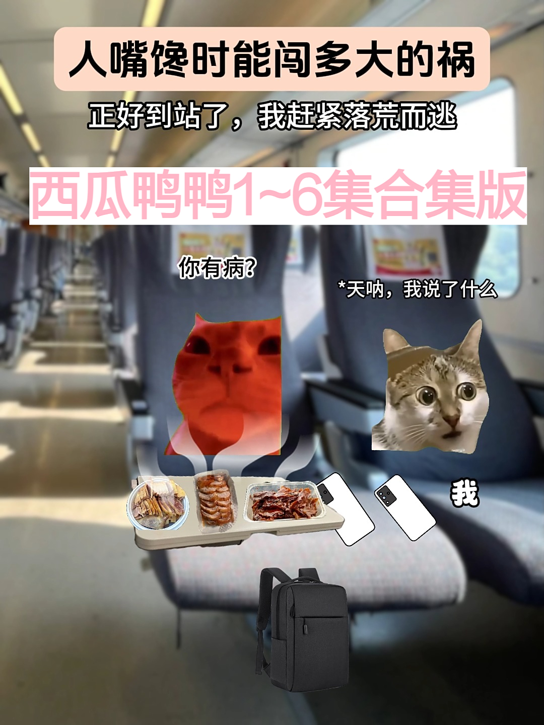 西瓜鸭鸭1~6集大合集来啦,人嘴馋时能闯多大的祸?!