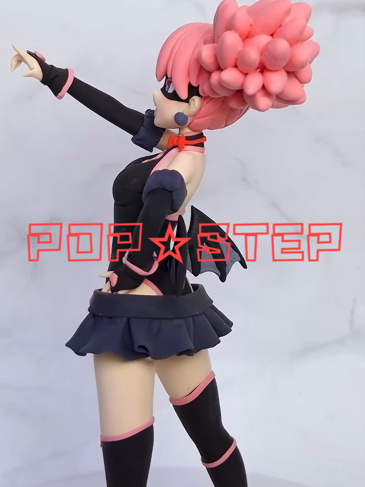 DIY格斗美少女手办,POP☆STEP 黏土手工制作