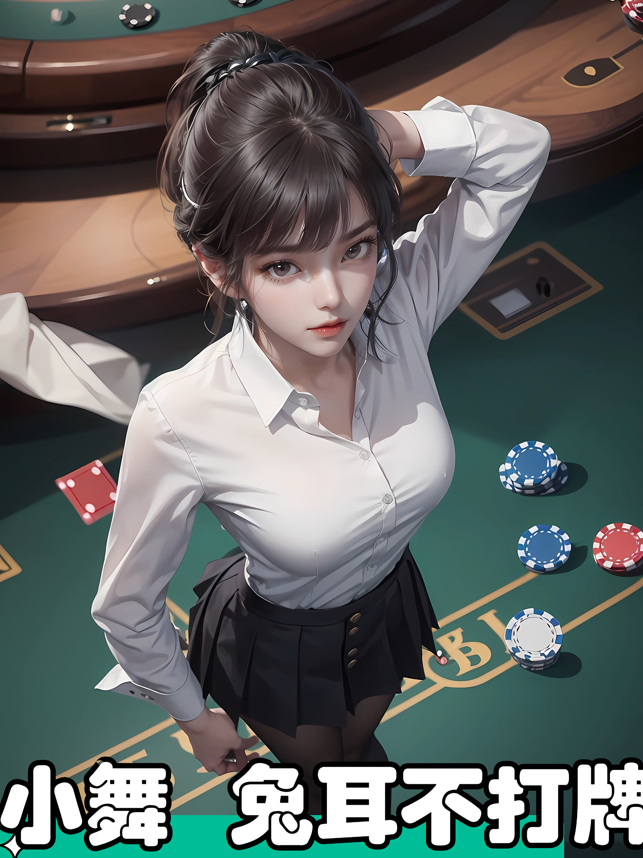 AI壁纸 小舞 兔耳不打牌