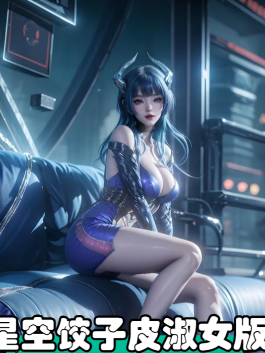 AI壁纸 巴巴塔 星空饺子皮淑女版