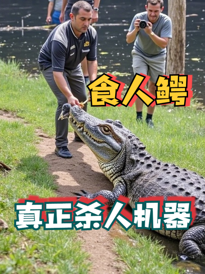 全球死亡率最高的鳄鱼物种，食人鳄不饿也攻击人，别靠近！