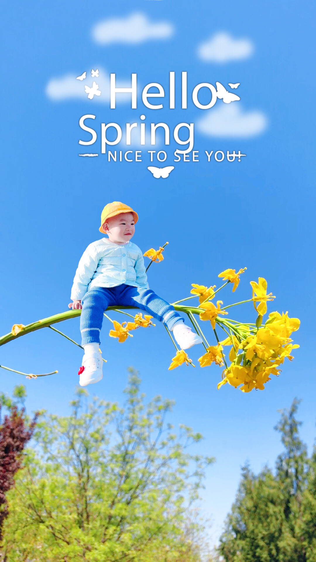 遇到油菜花怎么拍创意照?