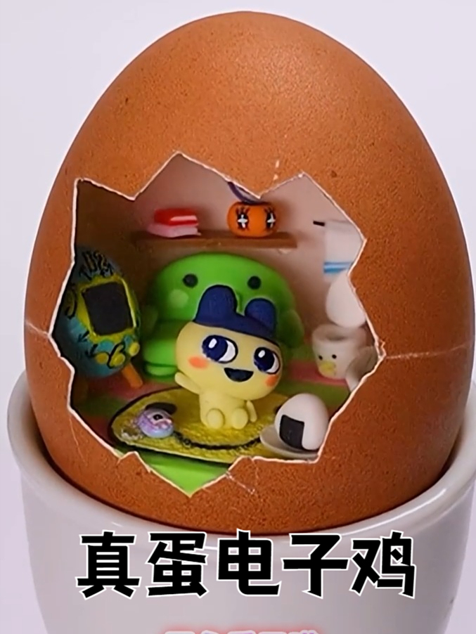 用鸡蛋DIY电子宠物鸡，这个创意太可爱了！