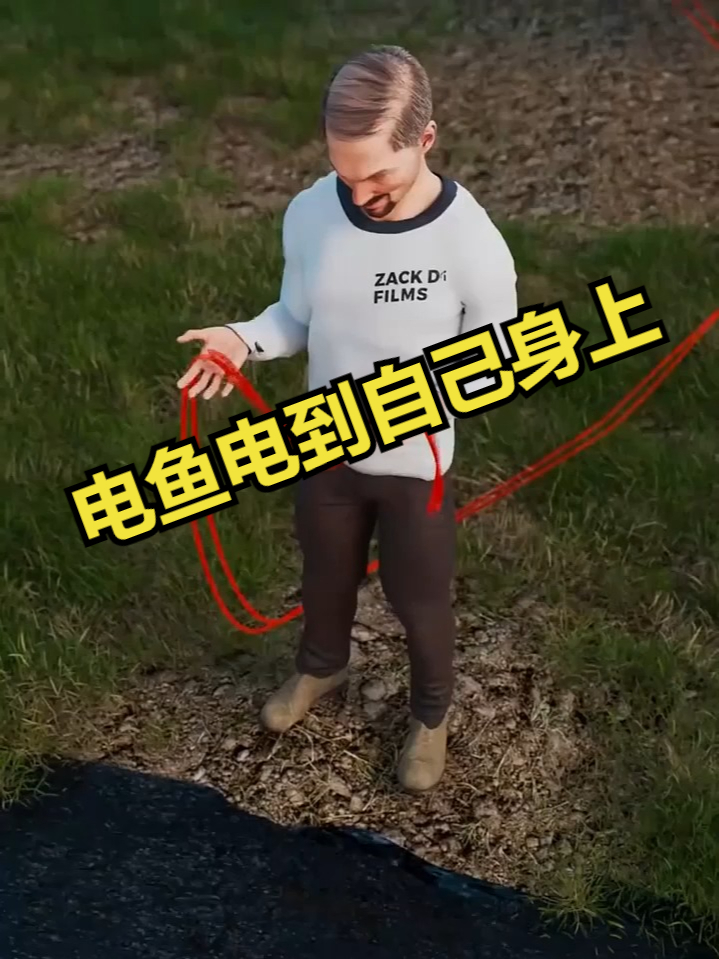 电鱼电到自己身上