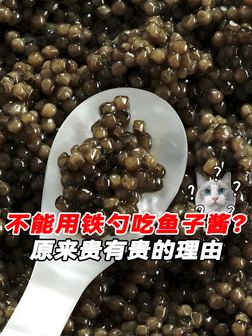 为啥不能用铁勺吃鱼子酱?作为最贵的食物之一,鱼子酱有多娇贵?