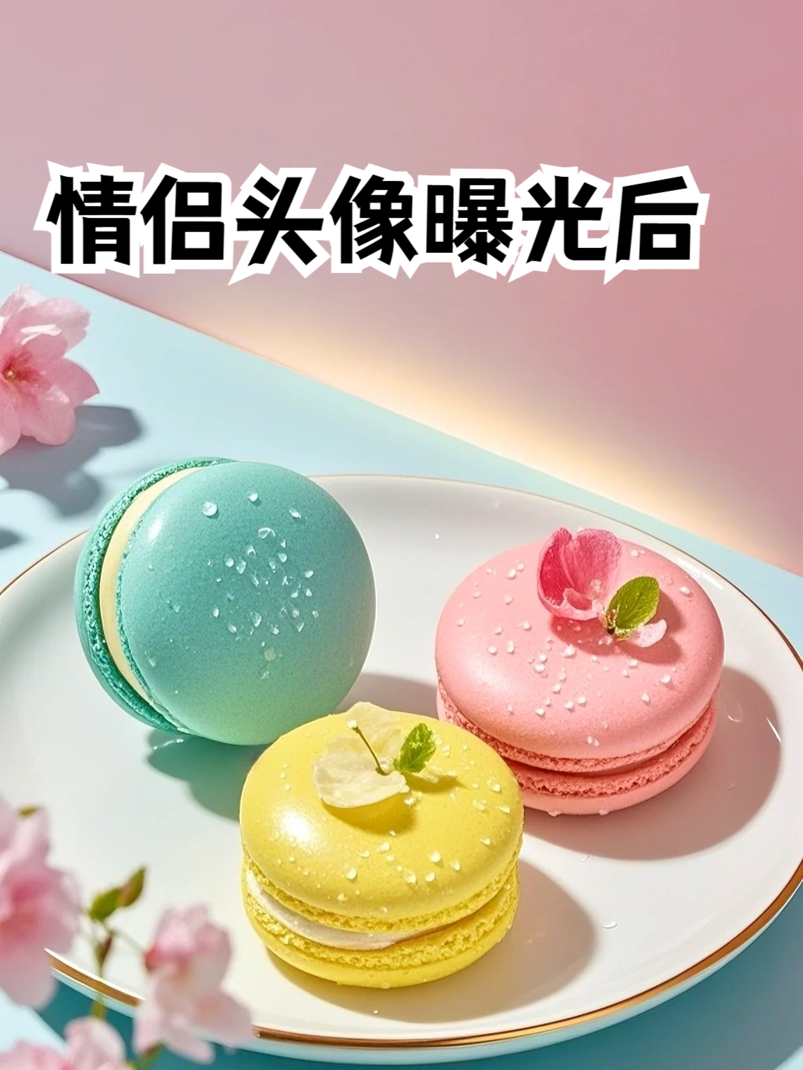 情侣头像曝光后