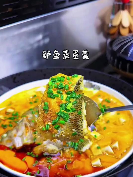 鲈鱼蒸鸡蛋羹的做法
