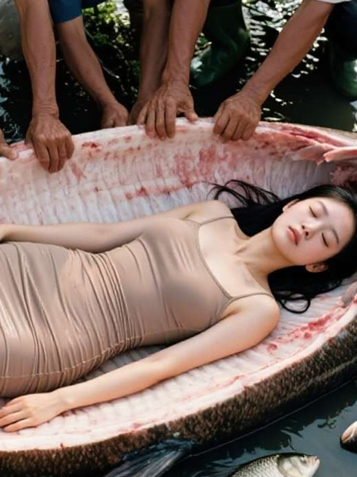 23岁女子在河边钓鱼失踪,1月后村民钓89斤大鱼,弄开鱼肚后愣了4