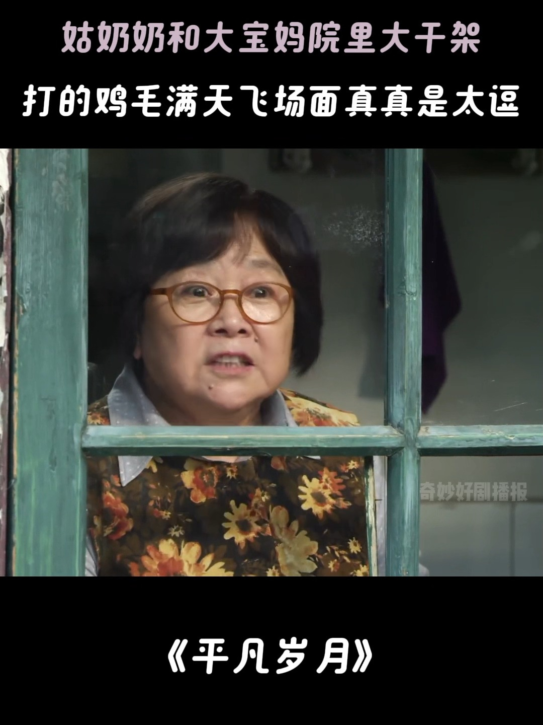 平凡岁月:姑奶奶和大宝妈院里大干架,鸡毛满天飞场面真真是太逗